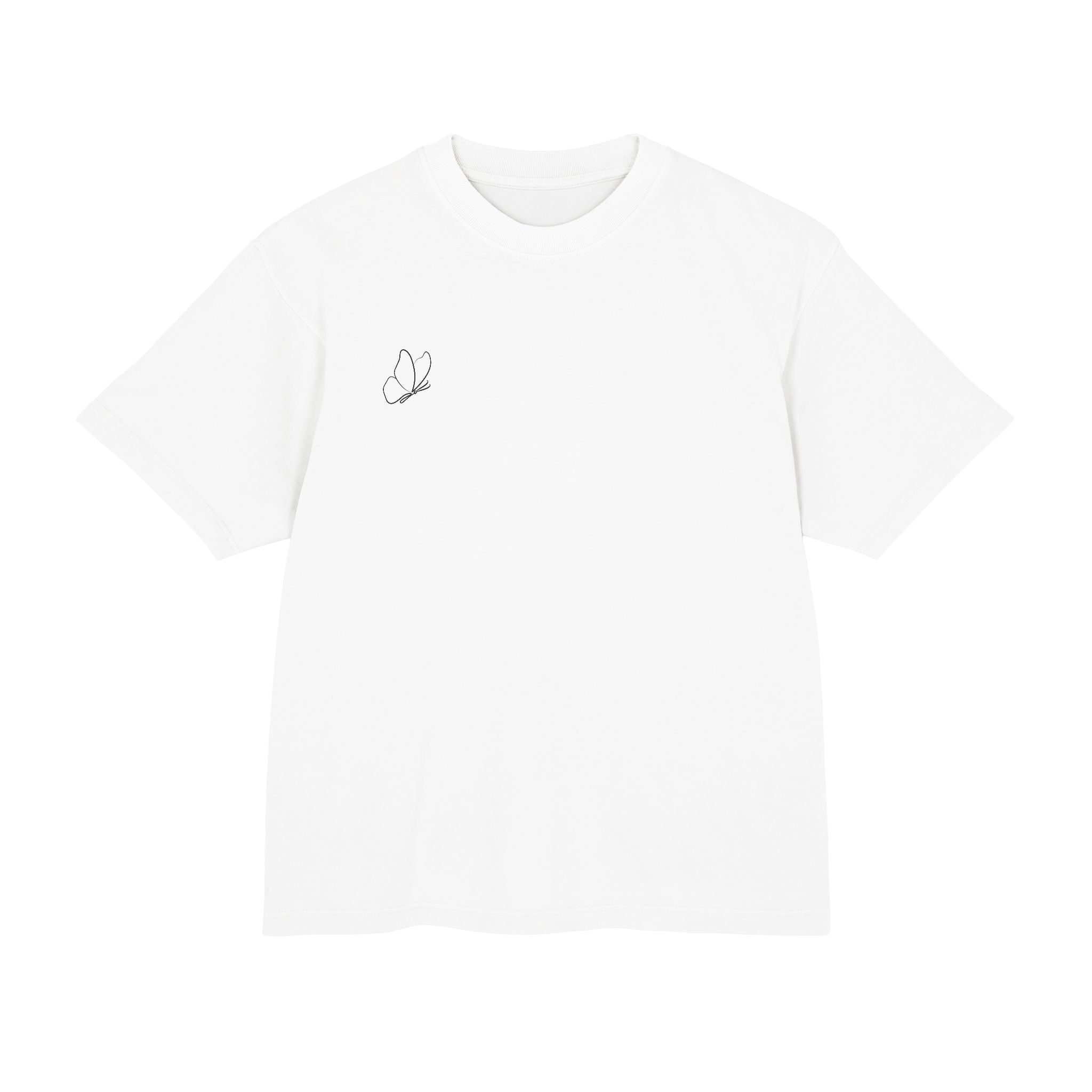 Butterfly Line Art Tee — “If you believe you can you’re already halfway there.” Inspirational Graphic T‑Shirt