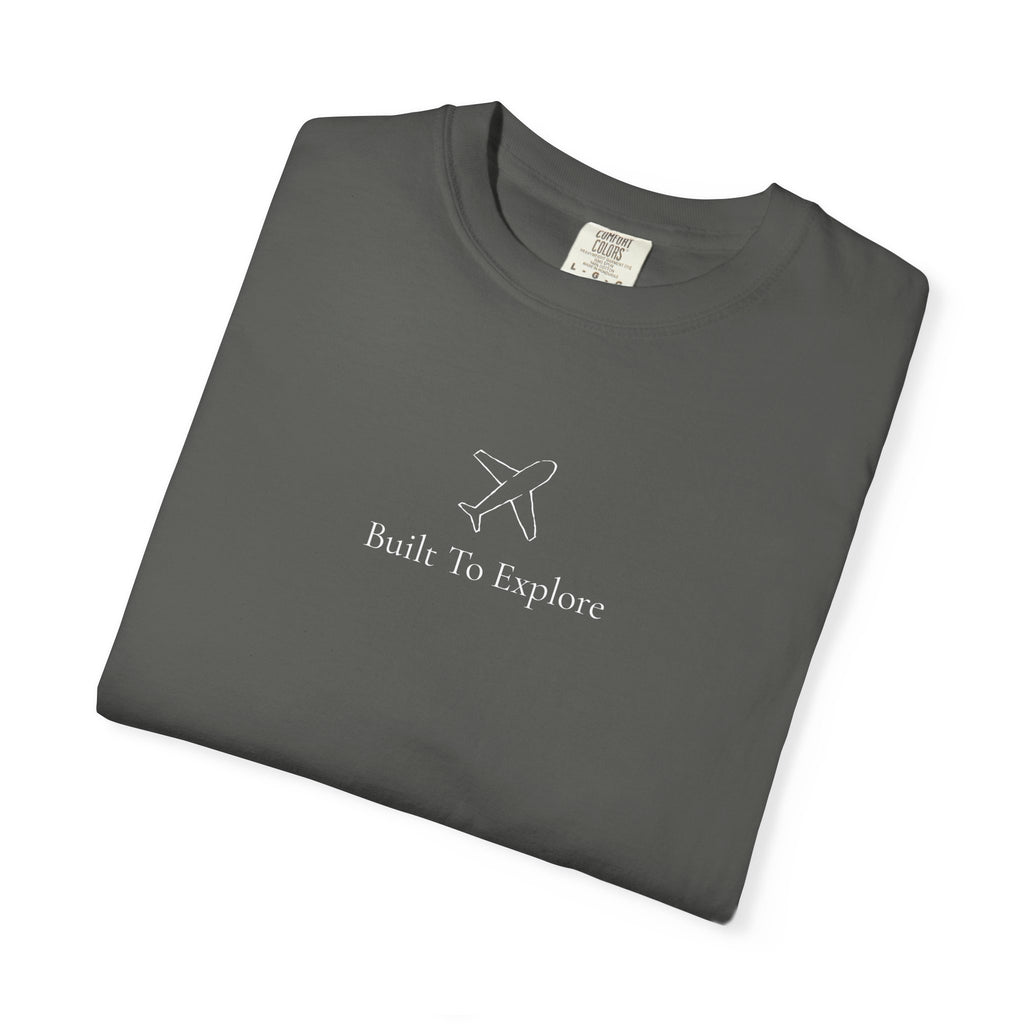 Minimalist "Built To Explore" Graphic T-Shirt