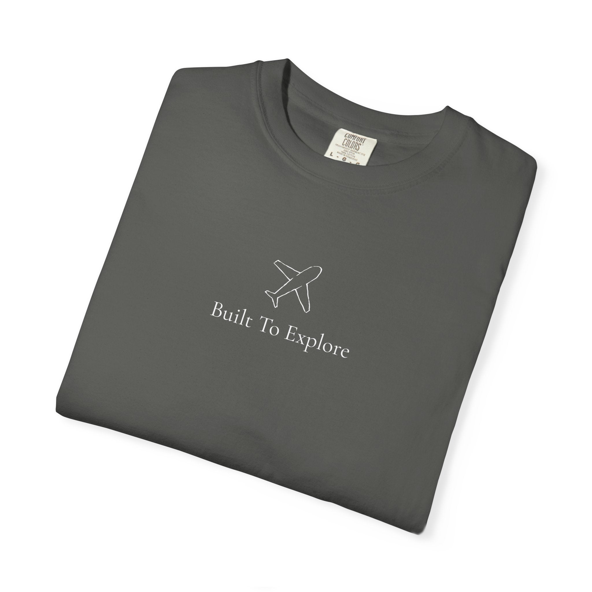 Minimalist "Built To Explore" Graphic T-Shirt