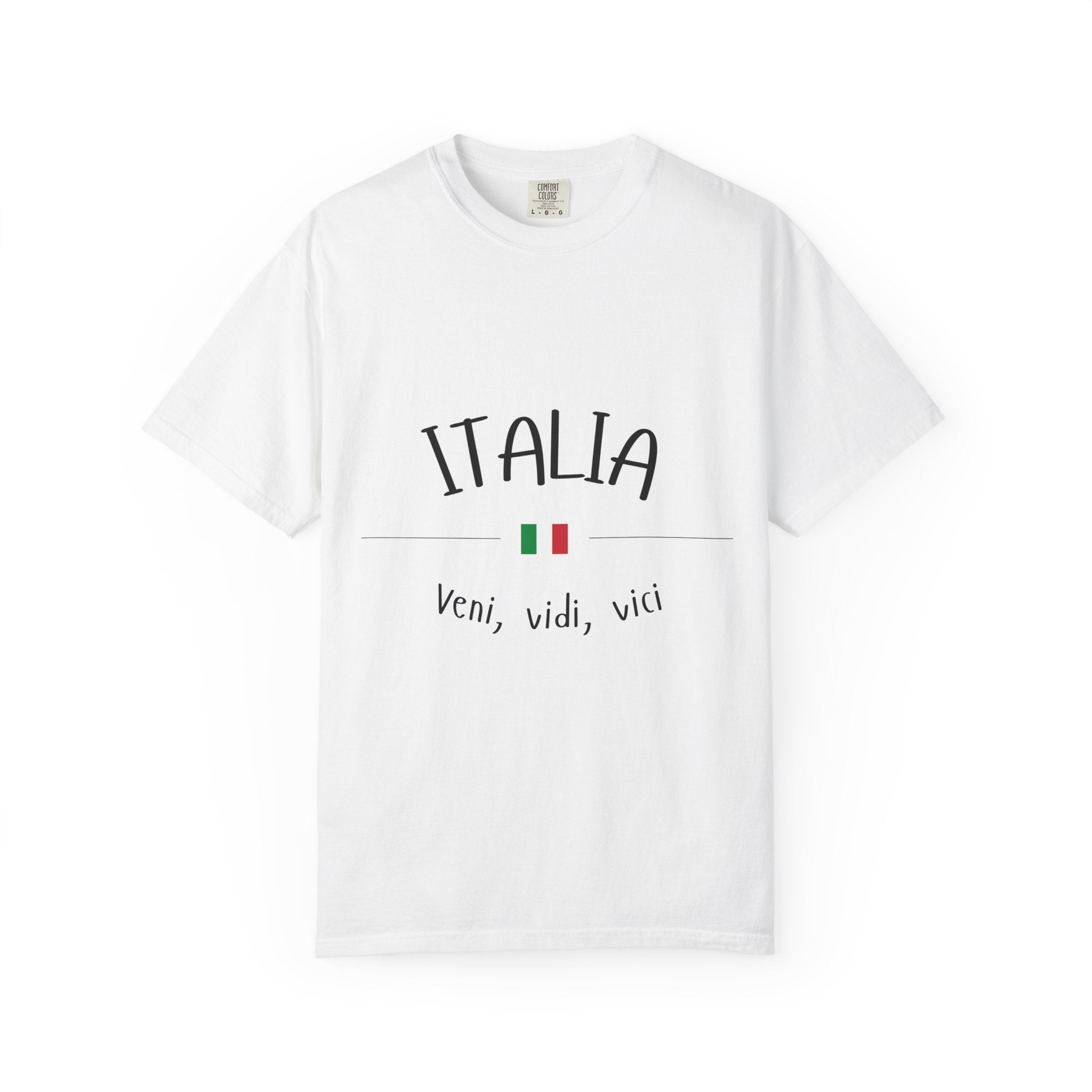 Italia Veni Vidi Vici T-shirt | Rome Italy Colosseum Tee