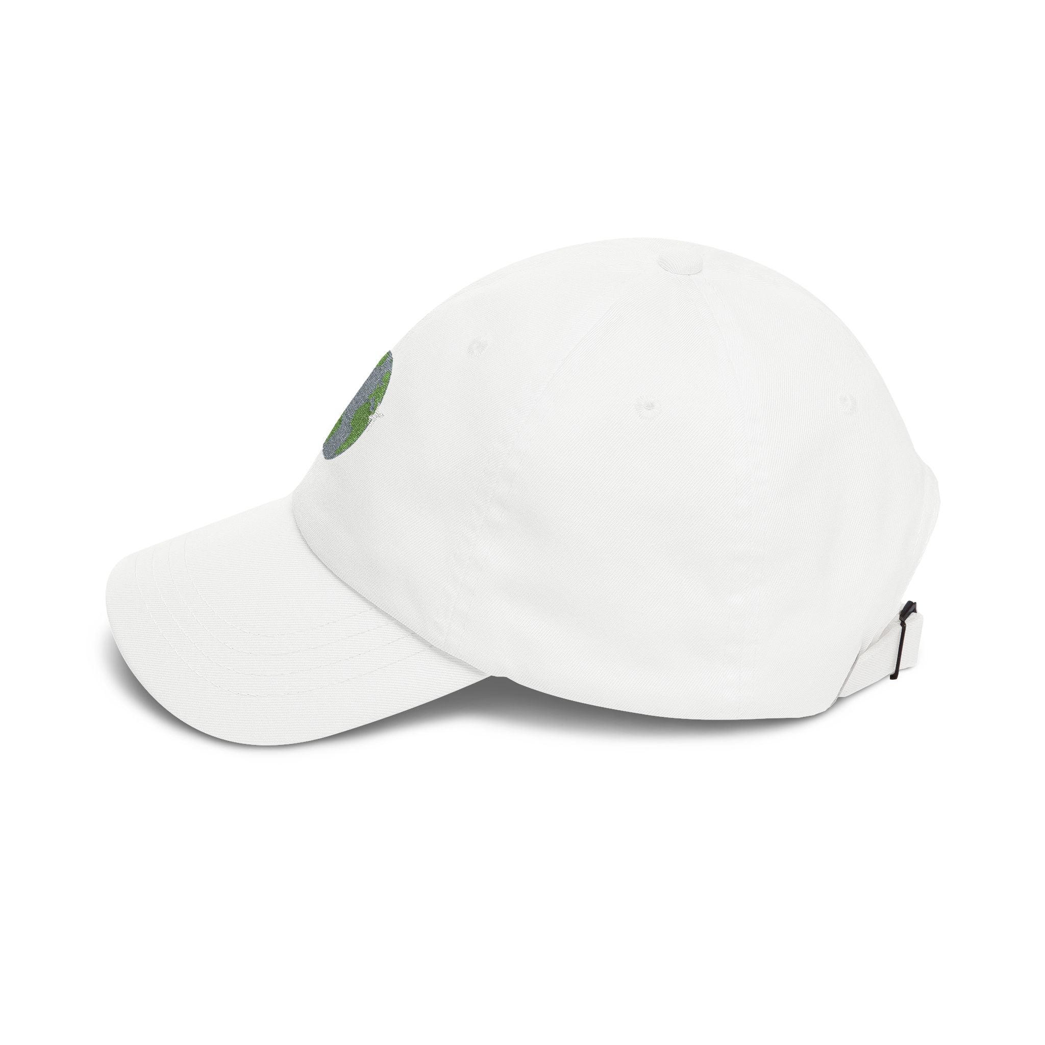 Earth Sequin — Sparkling Globe Embroidered Baseball Hat