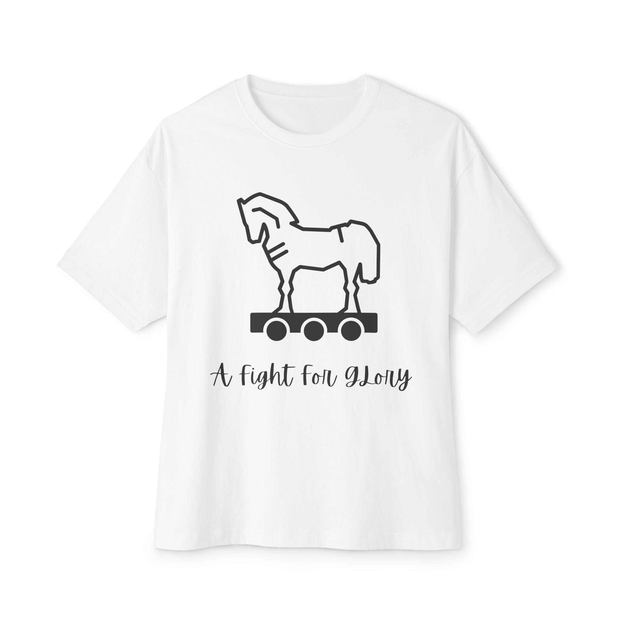 Troy Trojan Horse Illustration T-Shirt | A Fight for Freedom tee