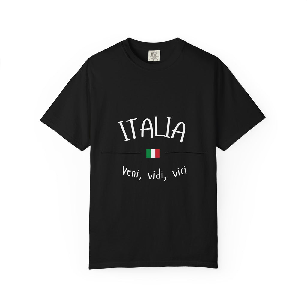 Italia Veni Vidi Vici T-shirt | Rome Italy Colosseum Tee
