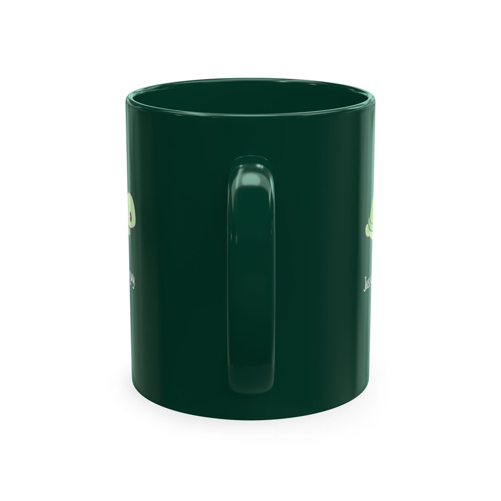 Cute Turtle Ceramic Mug — "Just a little guy" Coffee Cup