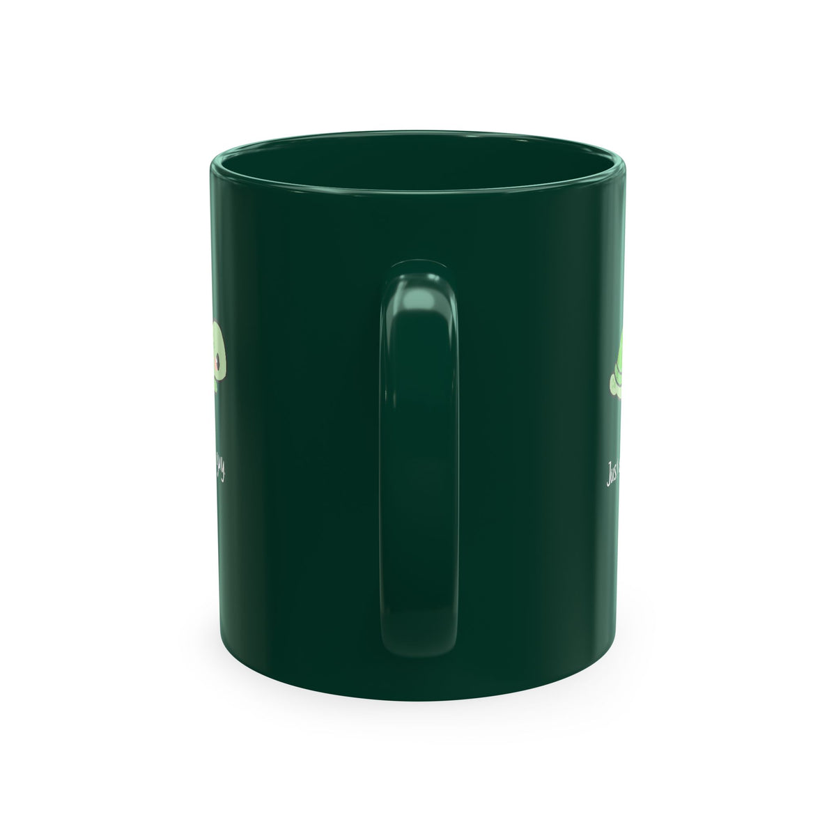 Cute Turtle Ceramic Mug — "Just a little guy" Coffee Cup