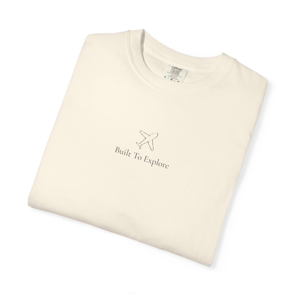 Minimalist "Built To Explore" Graphic T-Shirt