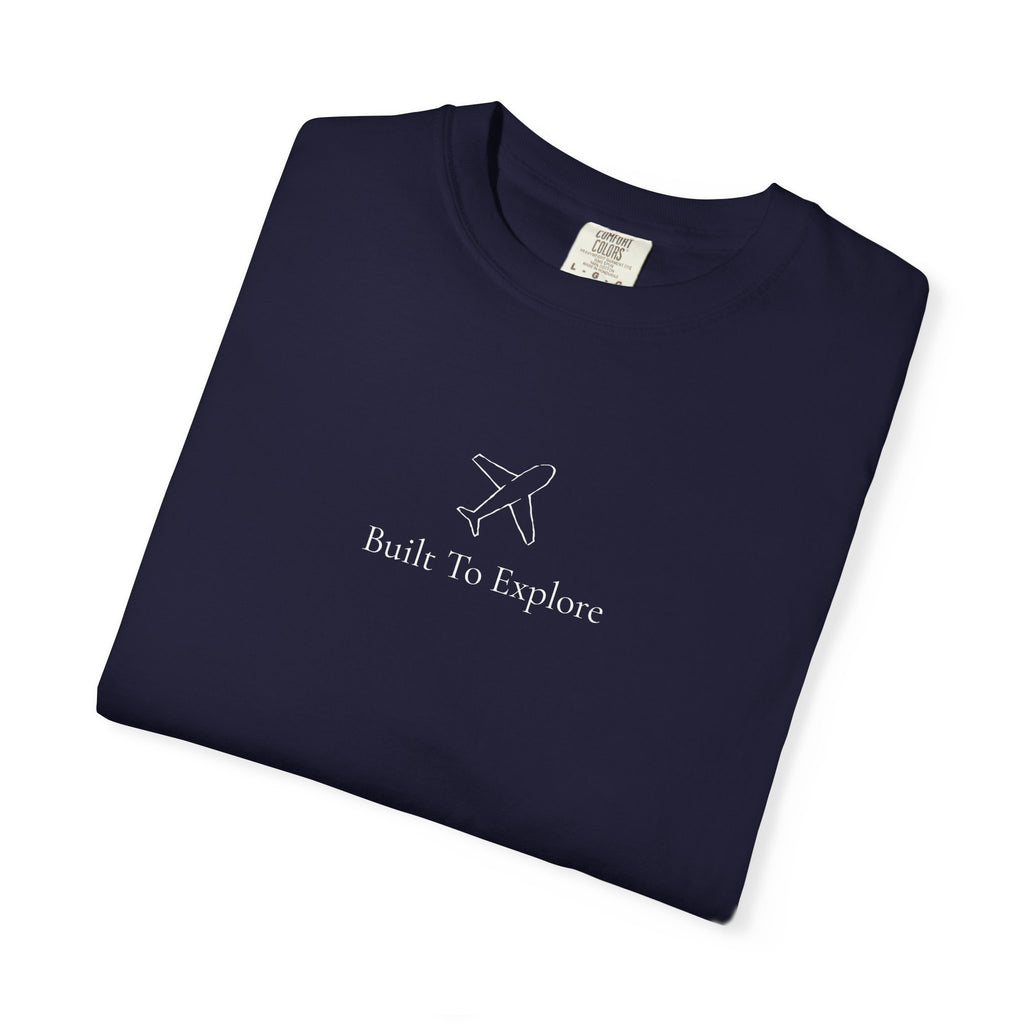 Minimalist "Built To Explore" Graphic T-Shirt