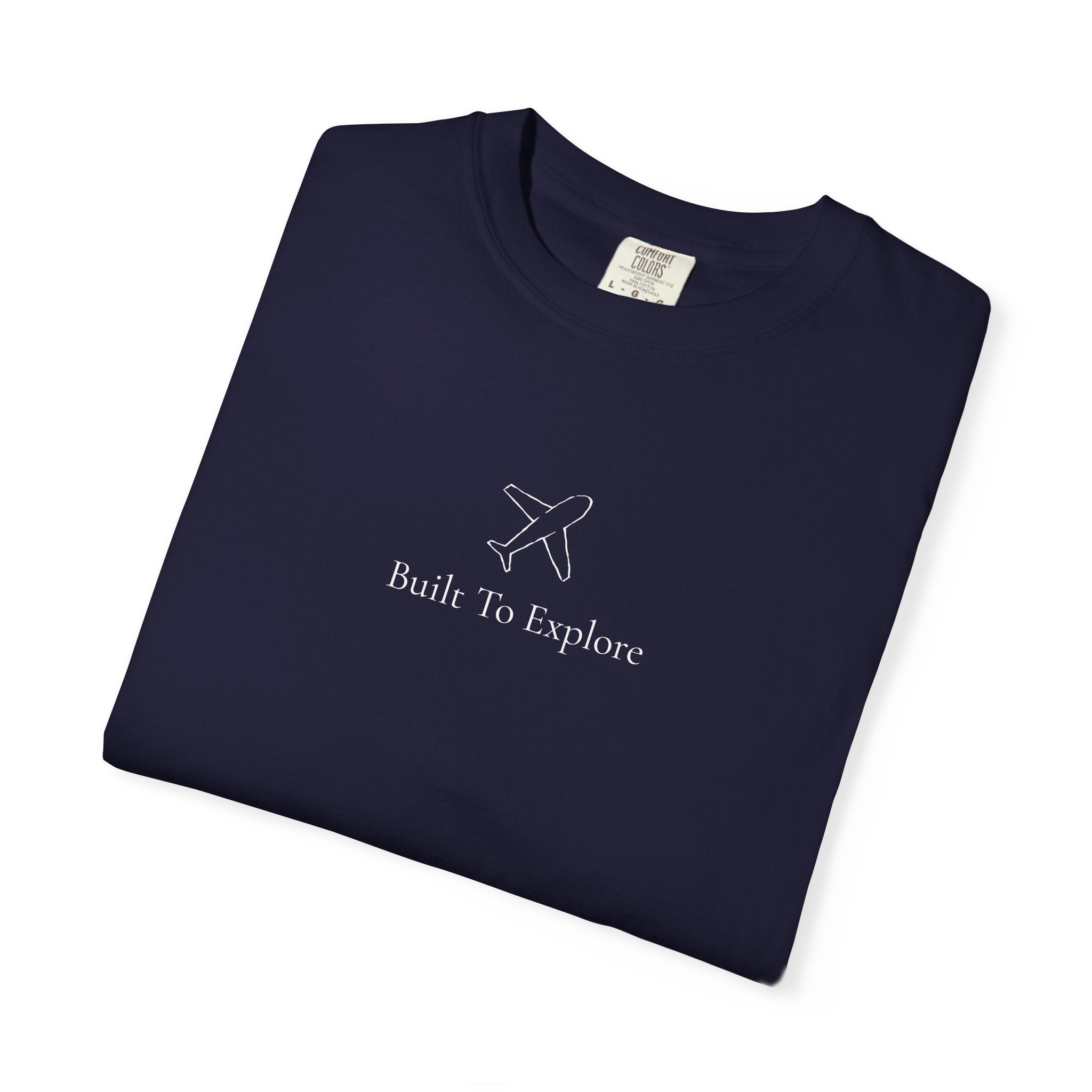 Minimalist "Built To Explore" Graphic T-Shirt