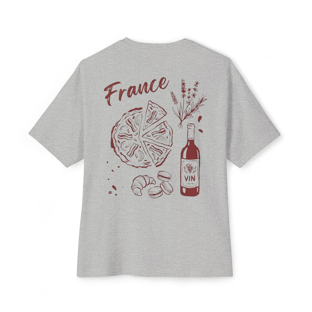 Minimal Eiffel Tower Tee — Paris Graphic Boxy T-Shirt