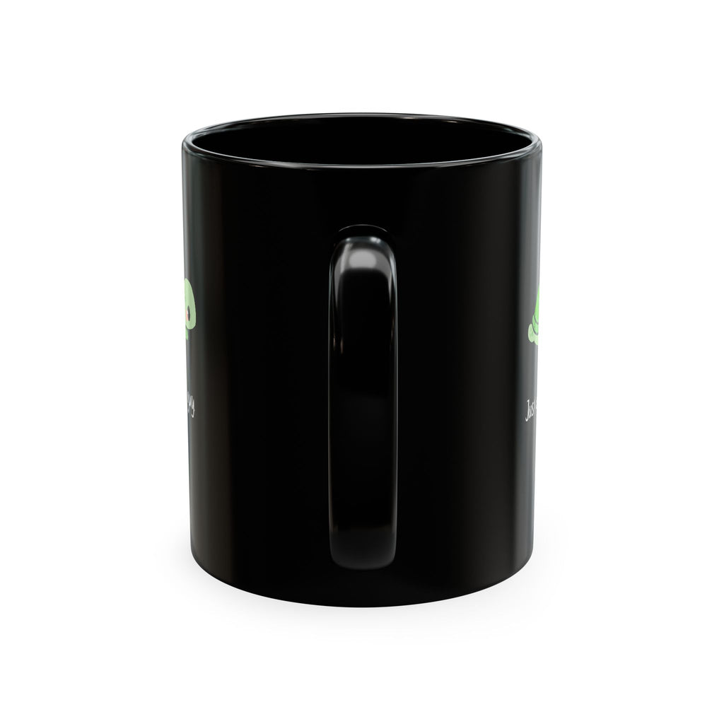 Cute Turtle Ceramic Mug — "Just a little guy" Coffee Cup
