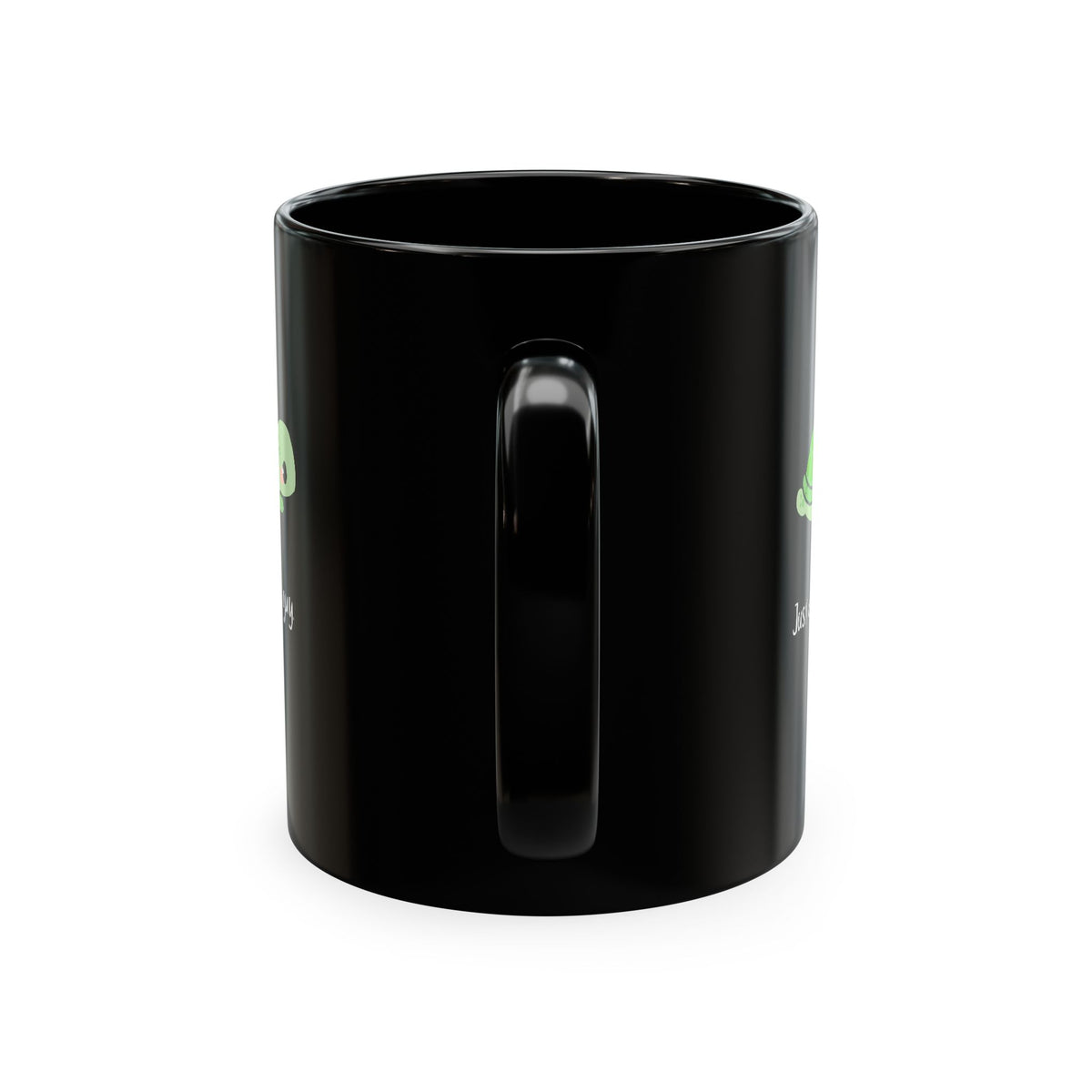 Cute Turtle Ceramic Mug — "Just a little guy" Coffee Cup