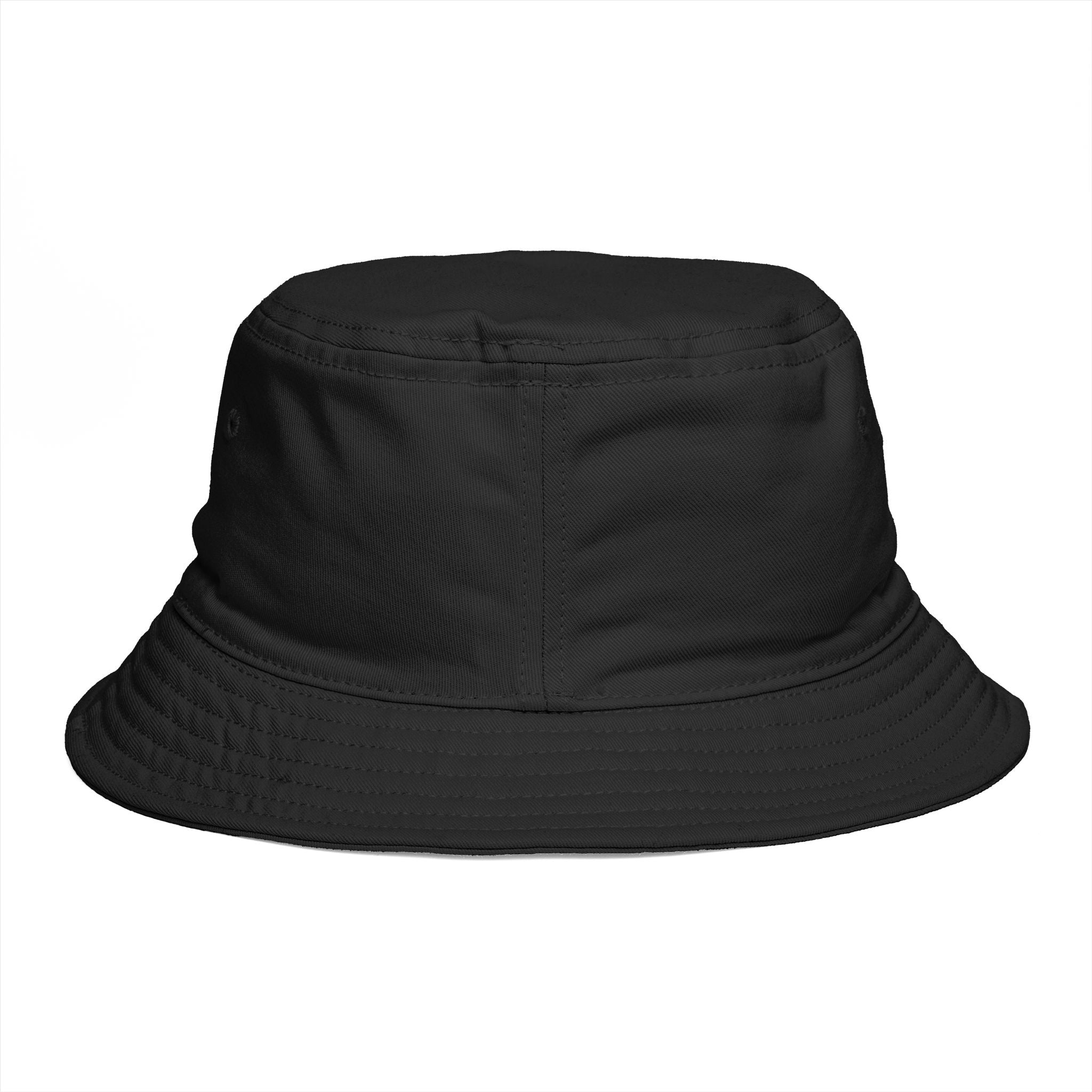 Golden Compass Star Bucket Hat — Brown Embroidered Travel Sun Hat