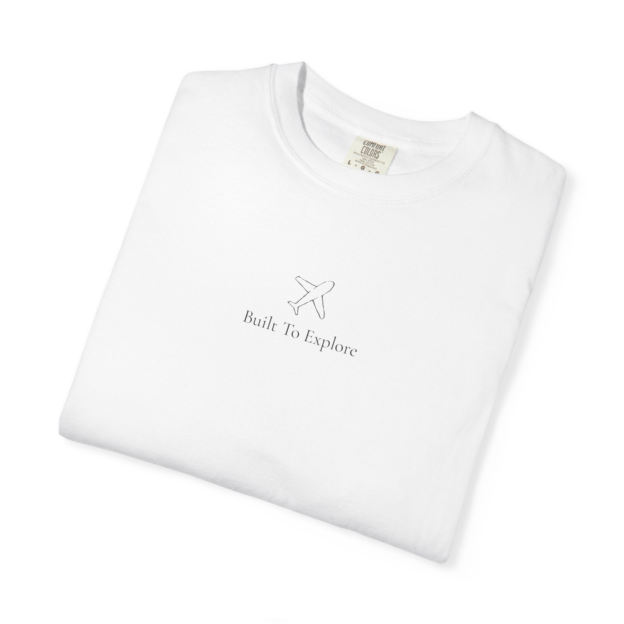 Minimalist "Built To Explore" Graphic T-Shirt
