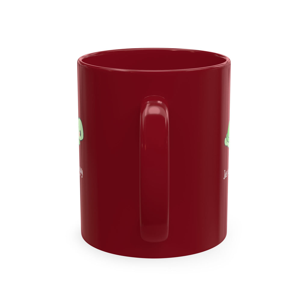 Cute Turtle Ceramic Mug — "Just a little guy" Coffee Cup