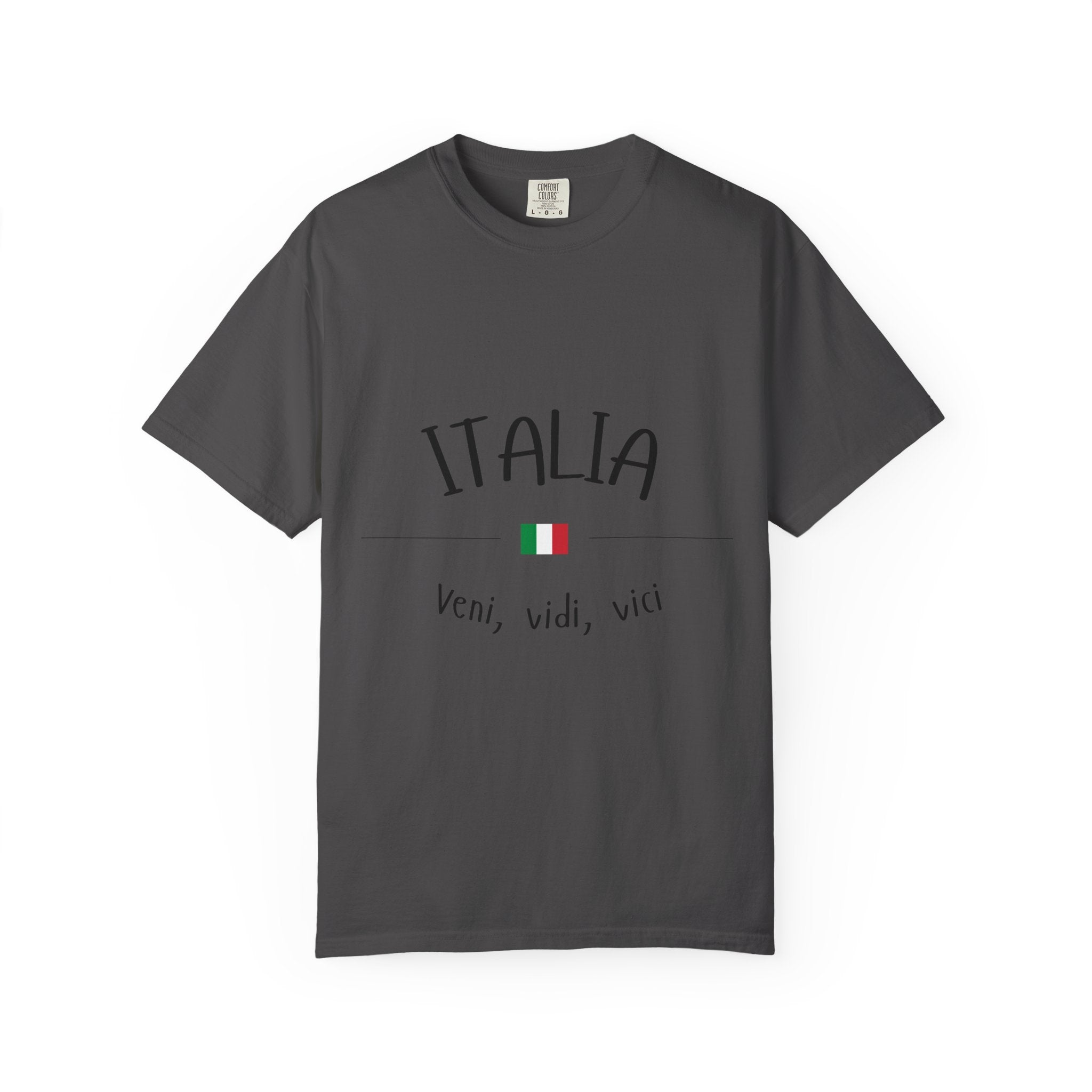 Italia Veni Vidi Vici T-shirt | Rome Italy Colosseum Tee