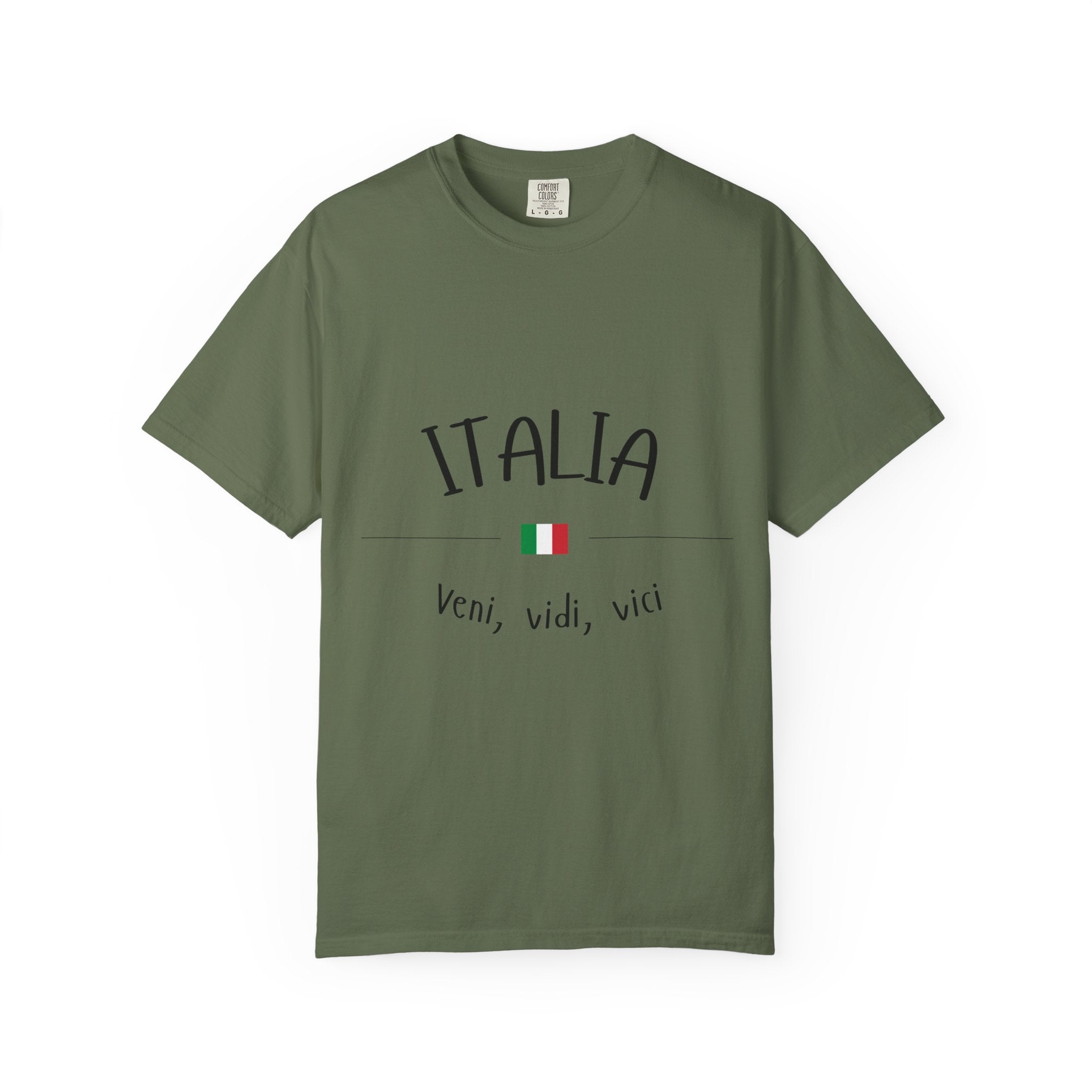 Italia Veni Vidi Vici T-shirt | Rome Italy Colosseum Tee