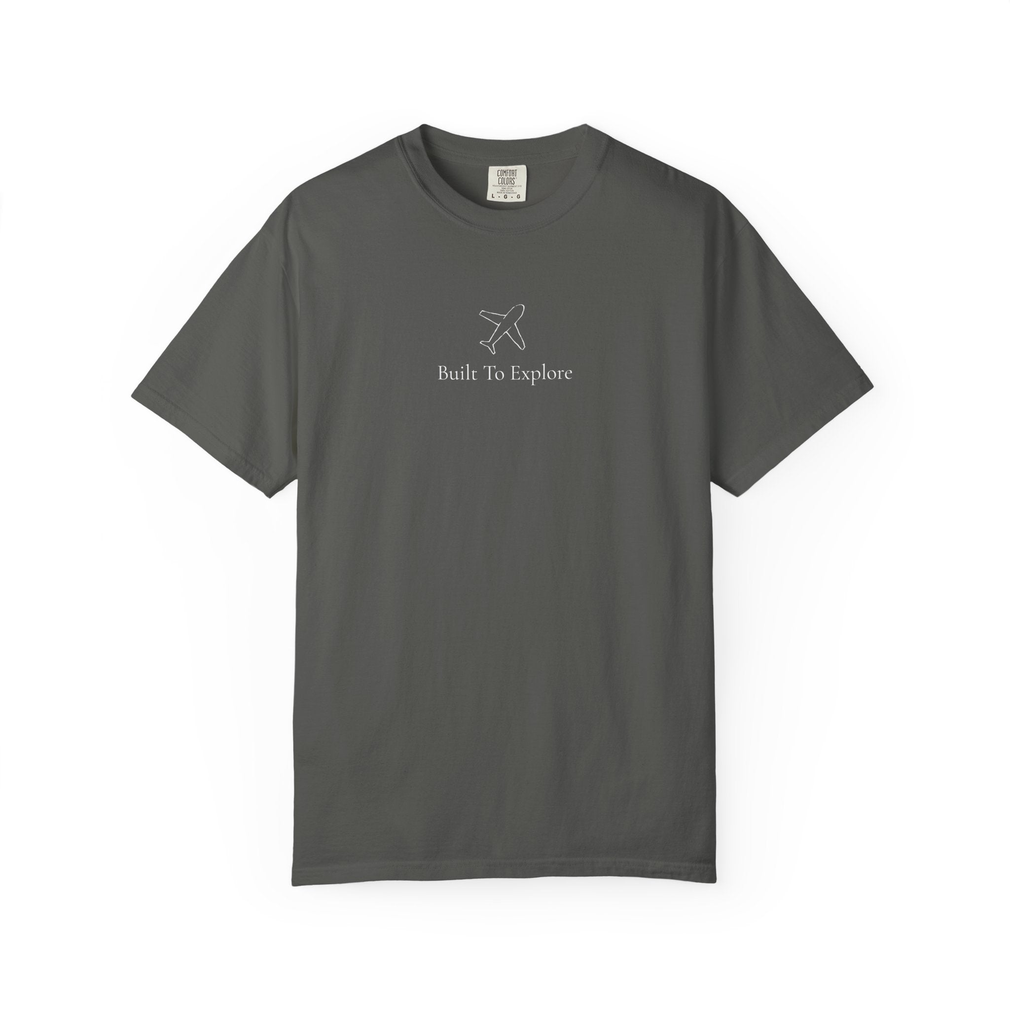 Minimalist "Built To Explore" Graphic T-Shirt