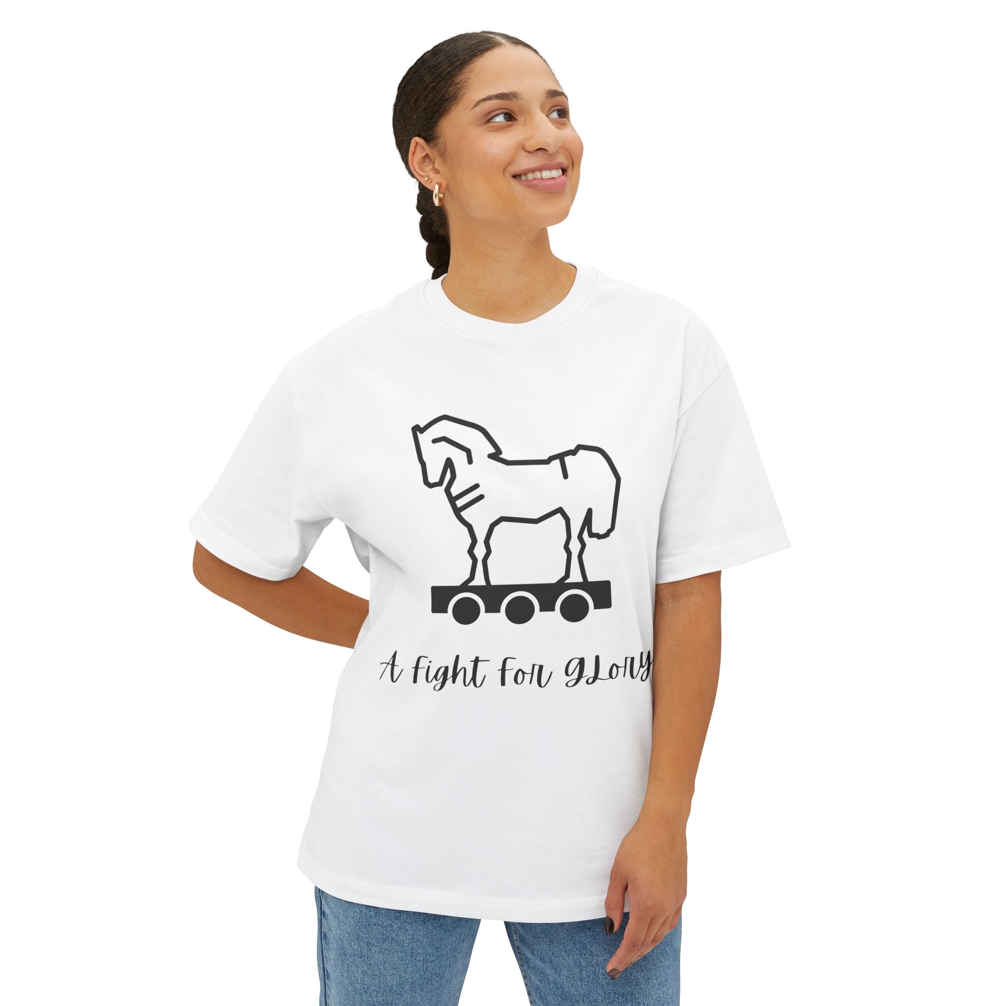 Troy Trojan Horse Illustration T-Shirt | A Fight for Freedom tee