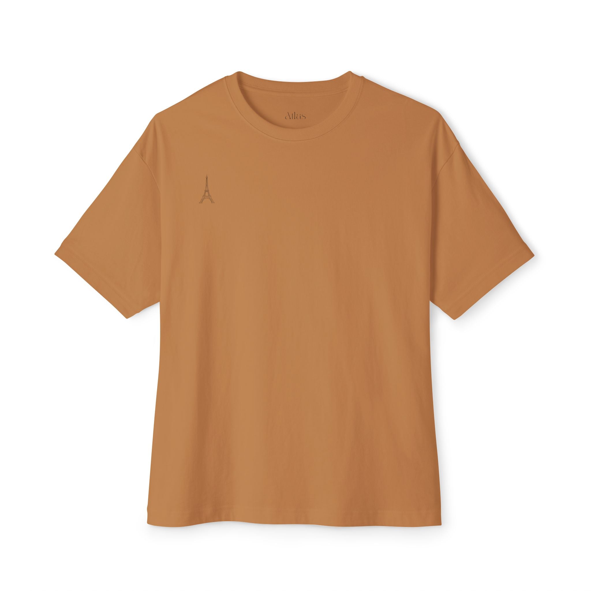 Minimal Eiffel Tower Tee — Paris Graphic Boxy T-Shirt