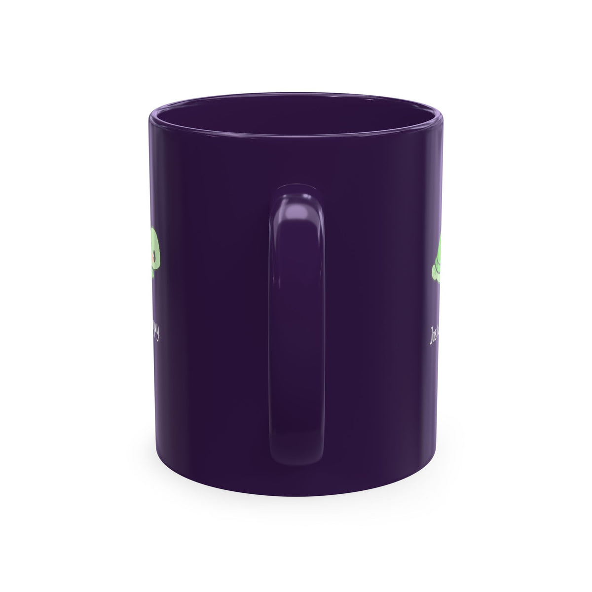 Cute Turtle Ceramic Mug — "Just a little guy" Coffee Cup