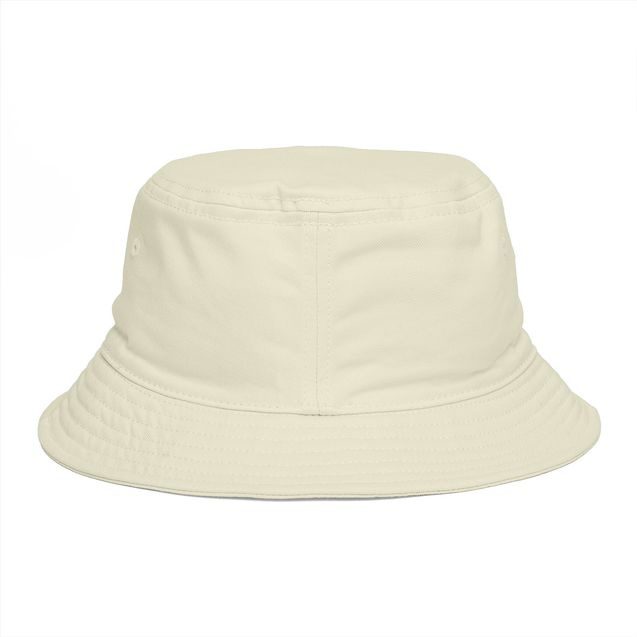 Golden Compass Star Bucket Hat — Brown Embroidered Travel Sun Hat
