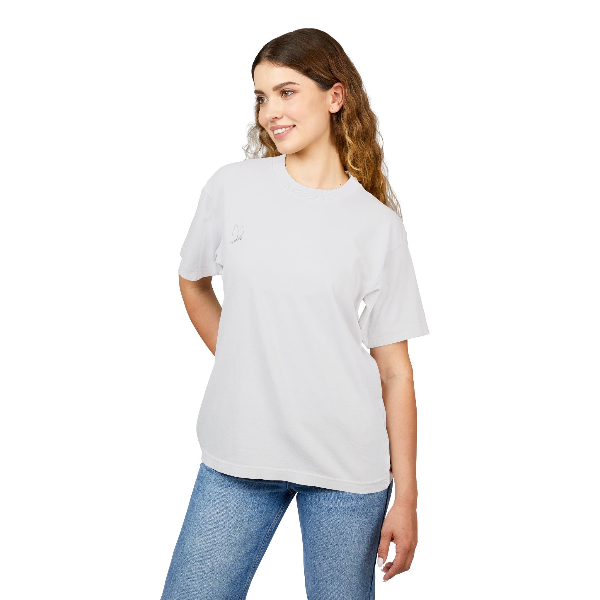 Butterfly Line Art Tee — “If you believe you can you’re already halfway there.” Inspirational Graphic T‑Shirt