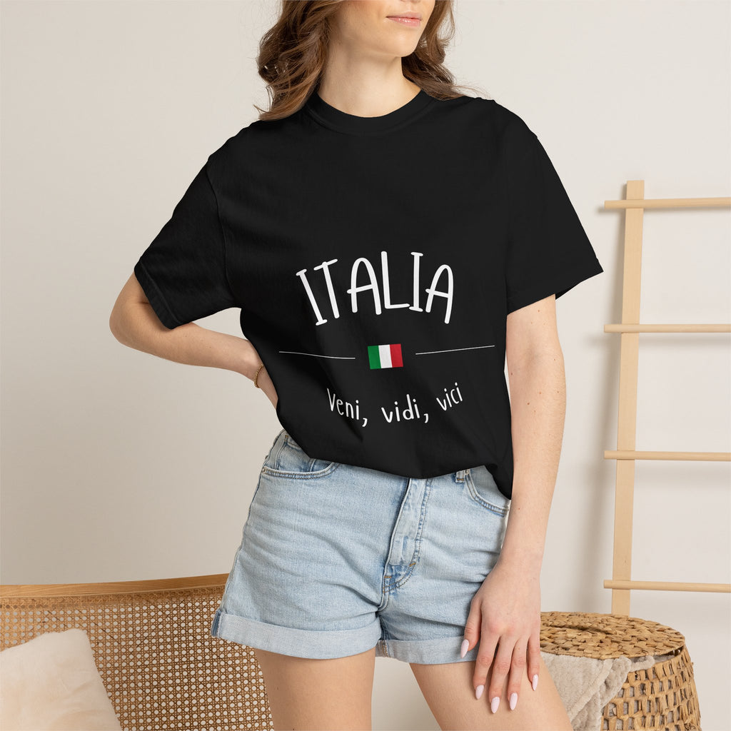 Italia Veni Vidi Vici T-shirt | Rome Italy Colosseum Tee