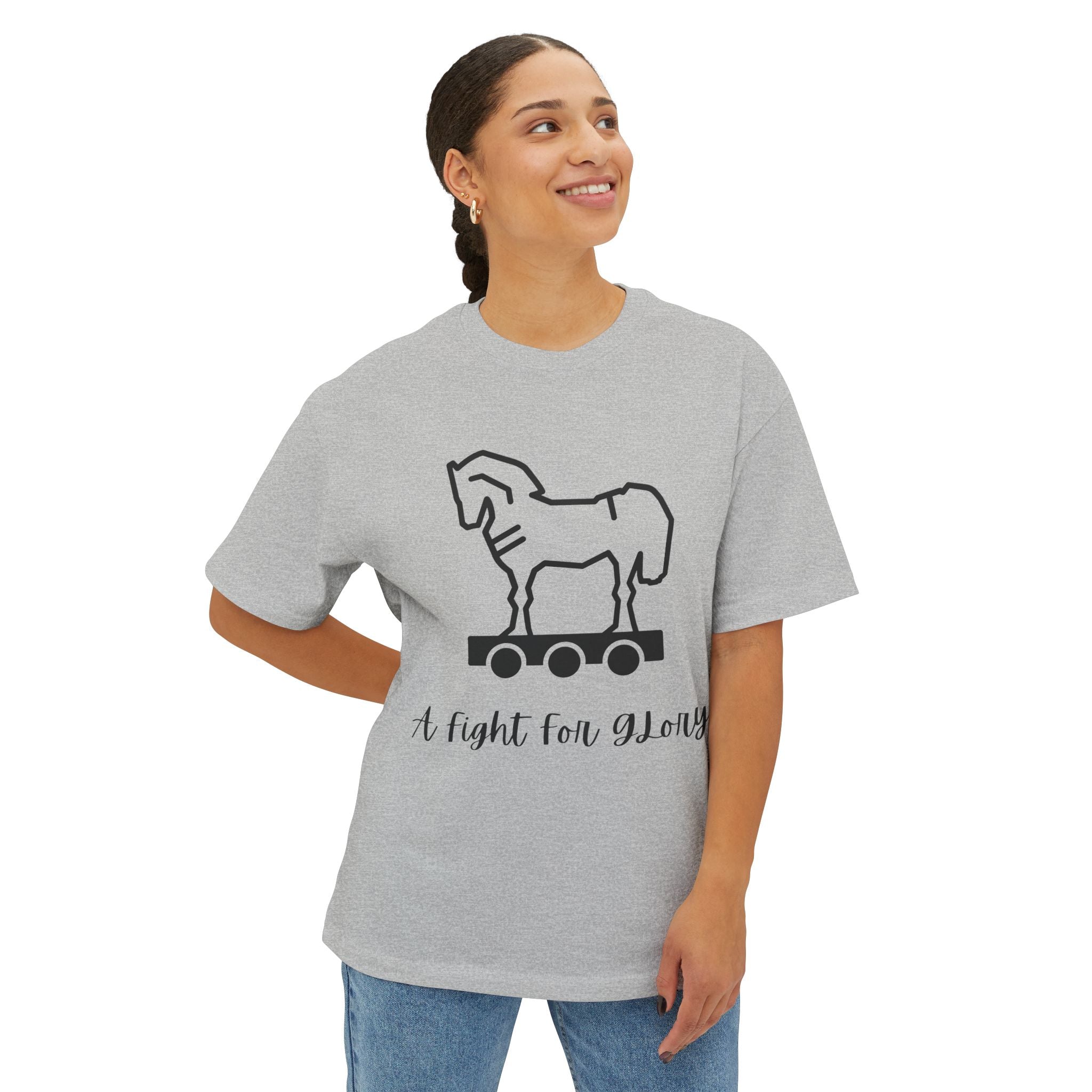 Troy Trojan Horse Illustration T-Shirt | A Fight for Freedom tee