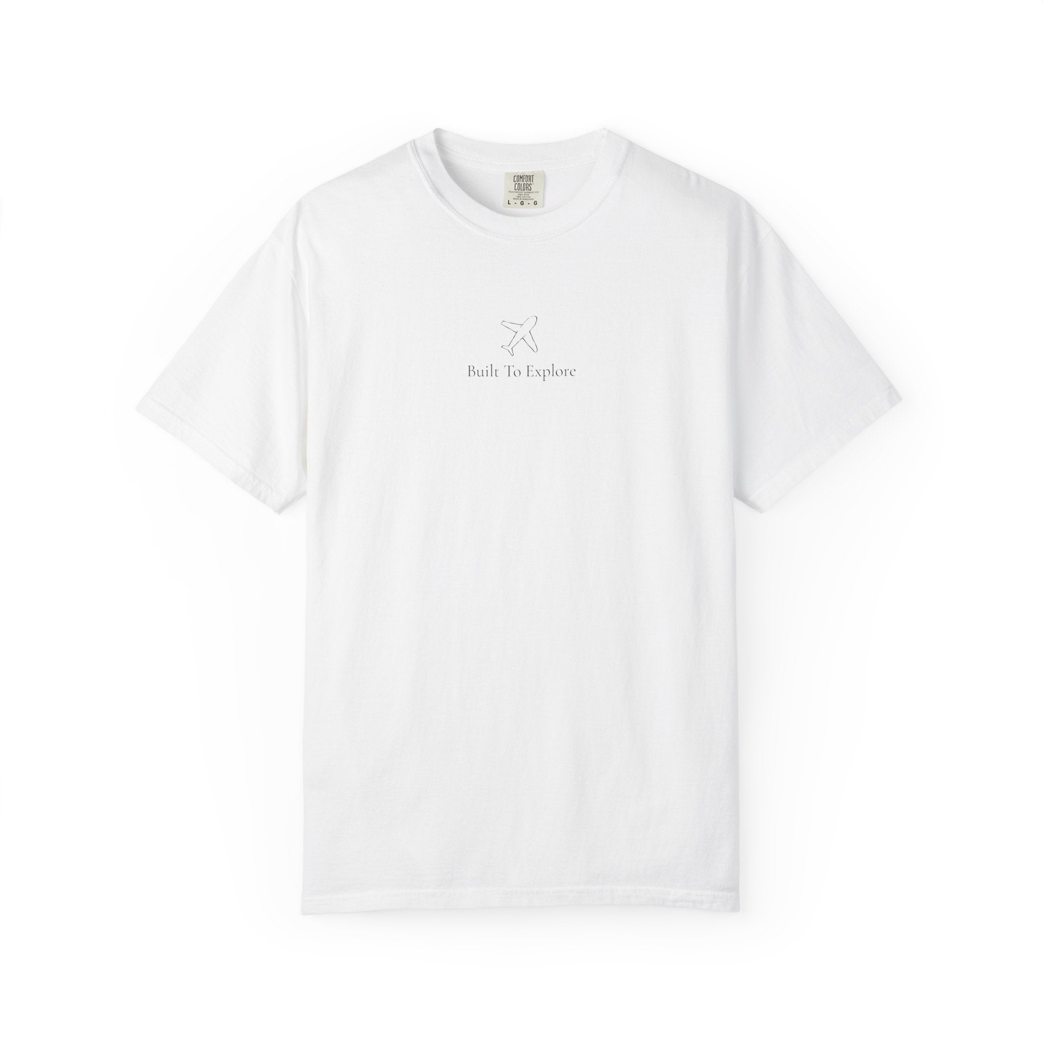 Minimalist "Built To Explore" Graphic T-Shirt