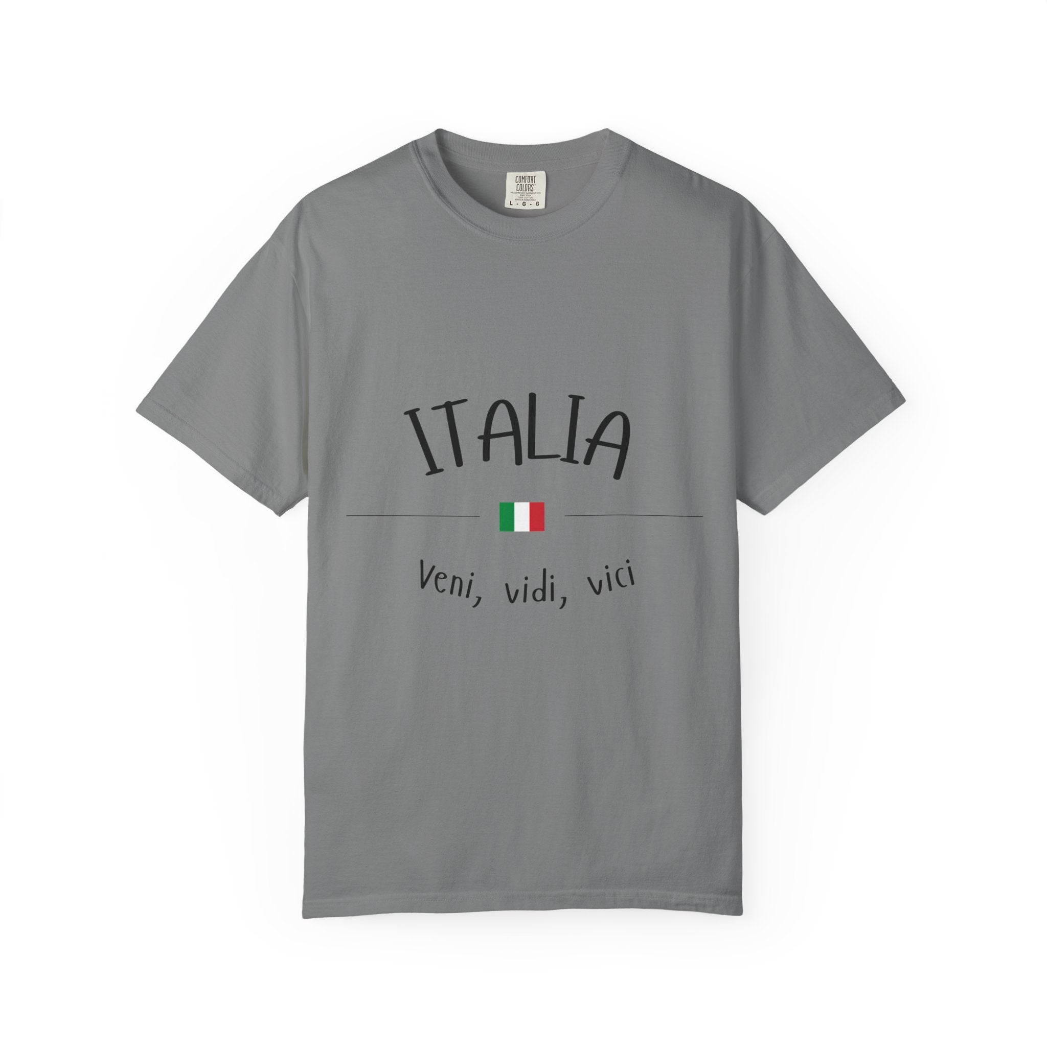 Italia Veni Vidi Vici T-shirt | Rome Italy Colosseum Tee