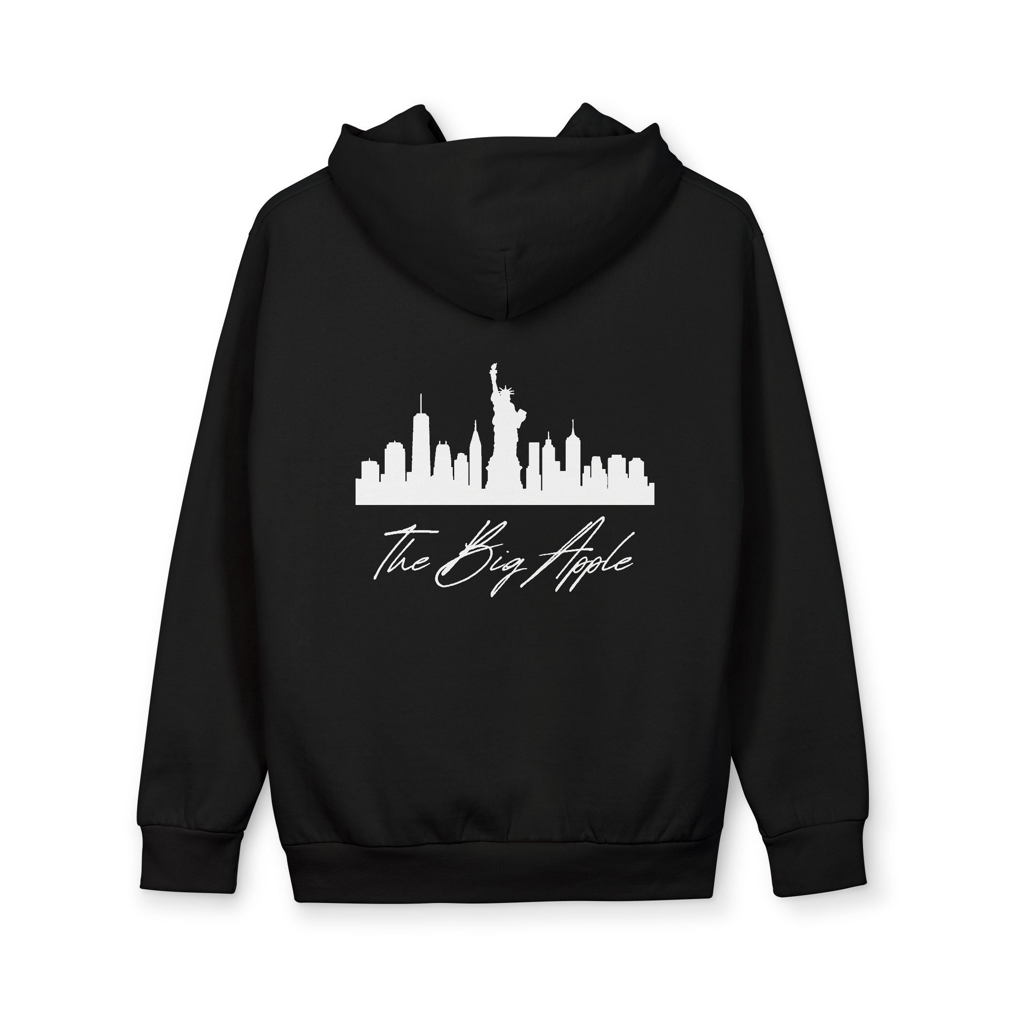 New York City Script Hoodie | Skyline Statue of Liberty Pullover