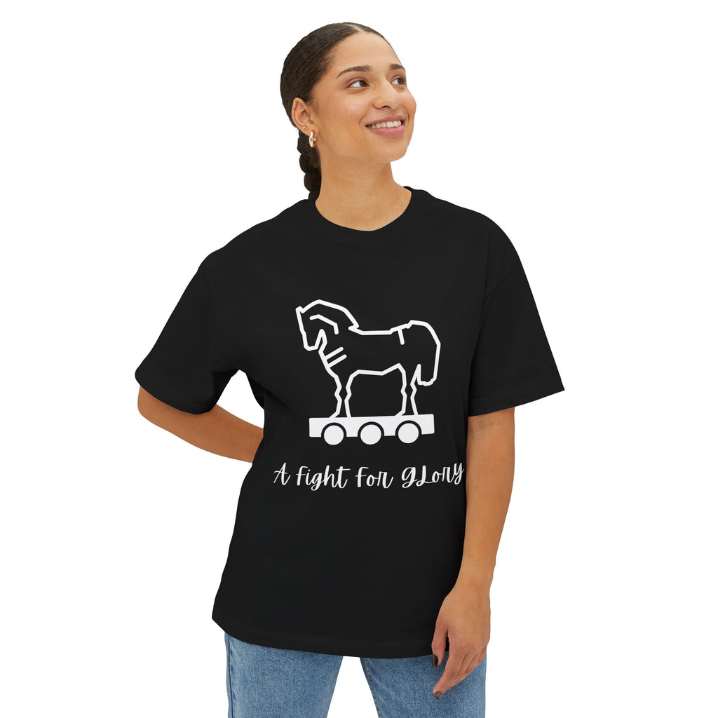 Troy Trojan Horse Illustration T-Shirt | A Fight for Freedom tee