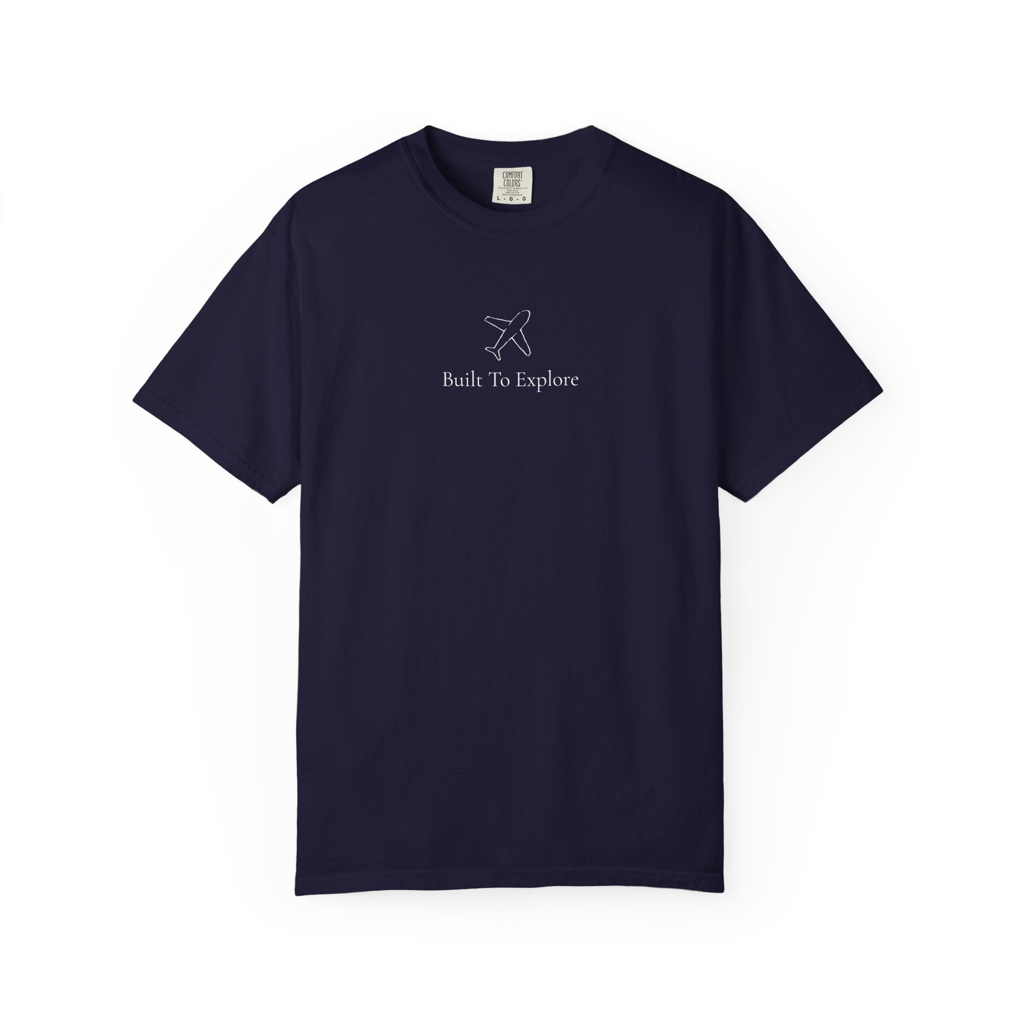 Minimalist "Built To Explore" Graphic T-Shirt