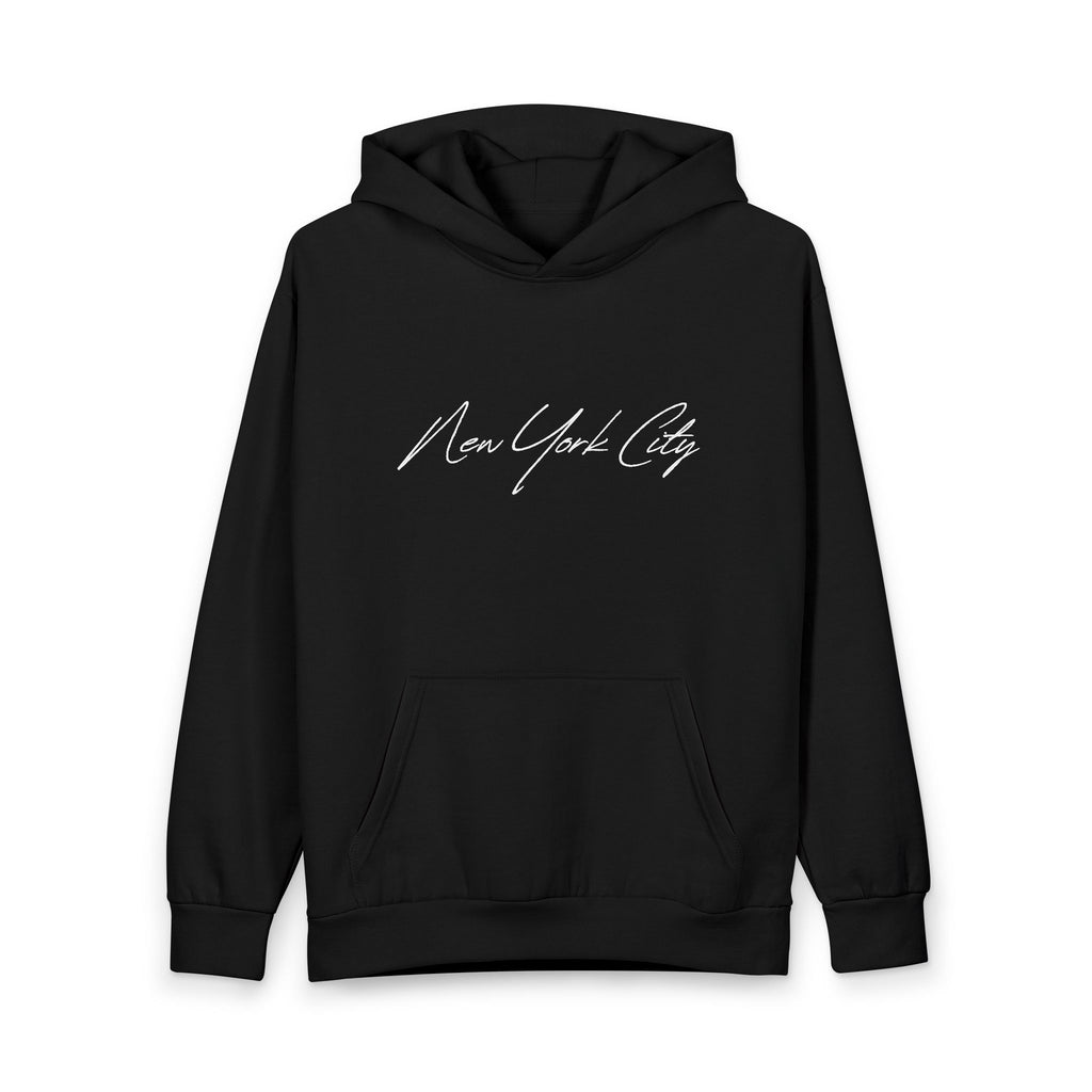 New York City Script Hoodie | Skyline Statue of Liberty Pullover