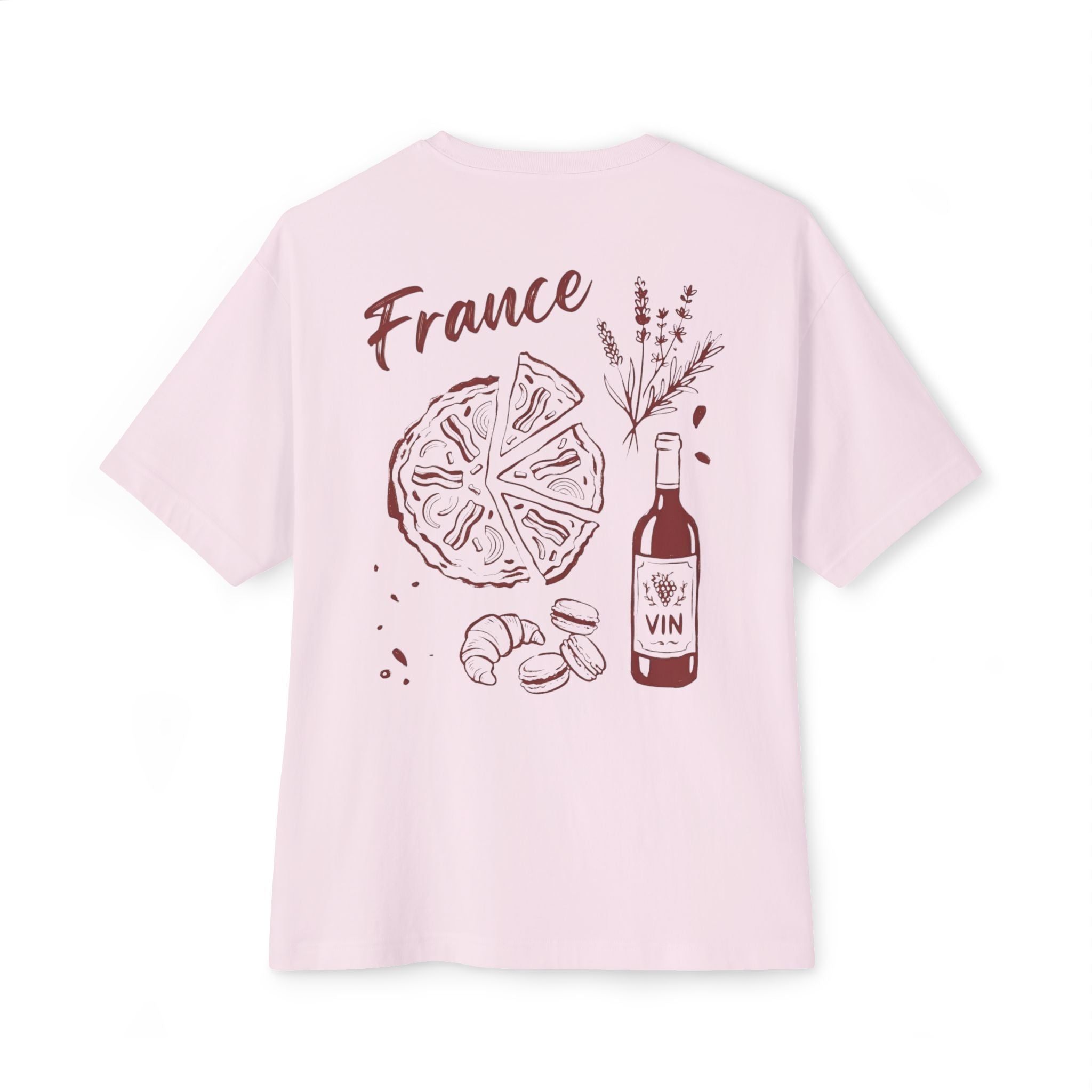 Minimal Eiffel Tower Tee — Paris Graphic Boxy T-Shirt