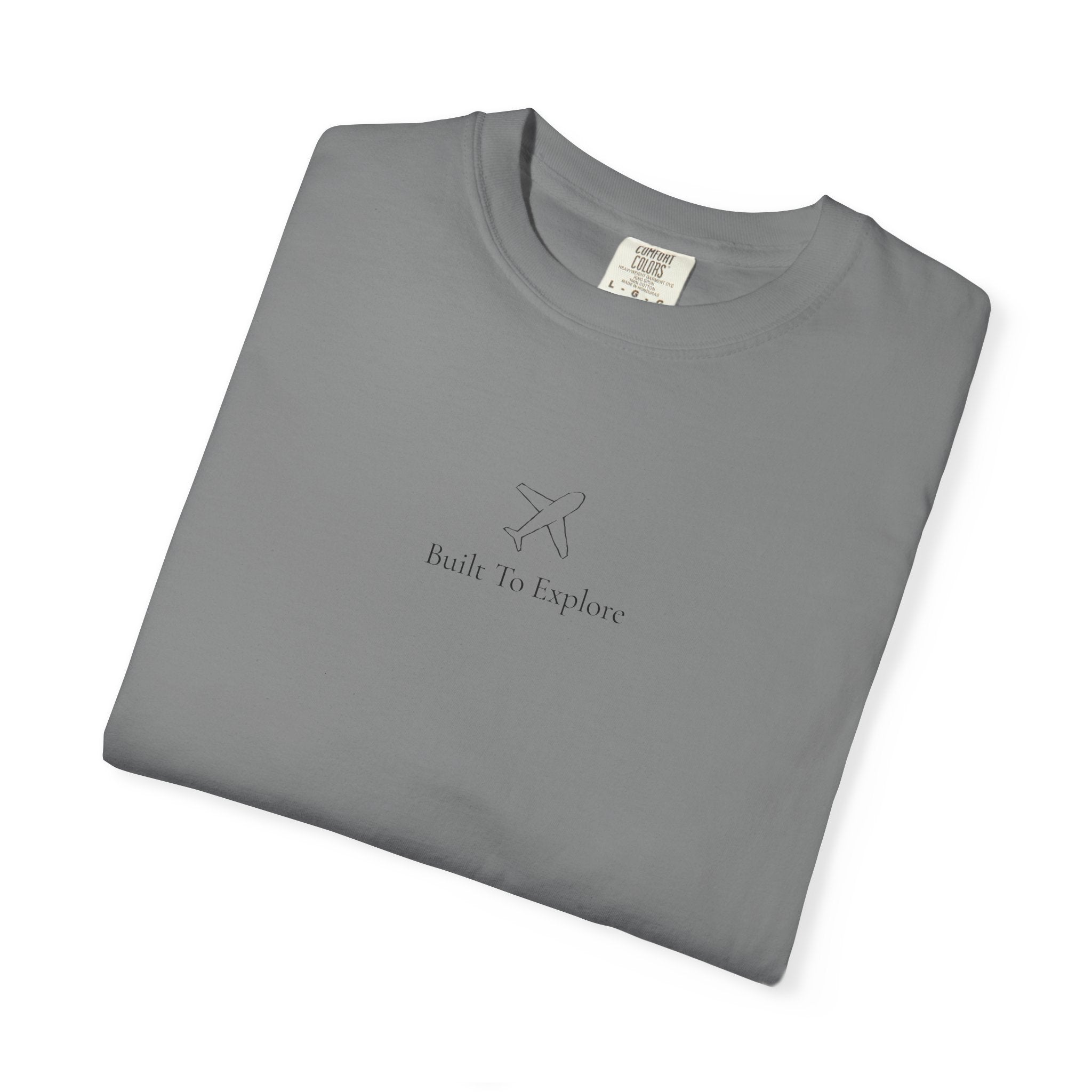 Minimalist "Built To Explore" Graphic T-Shirt