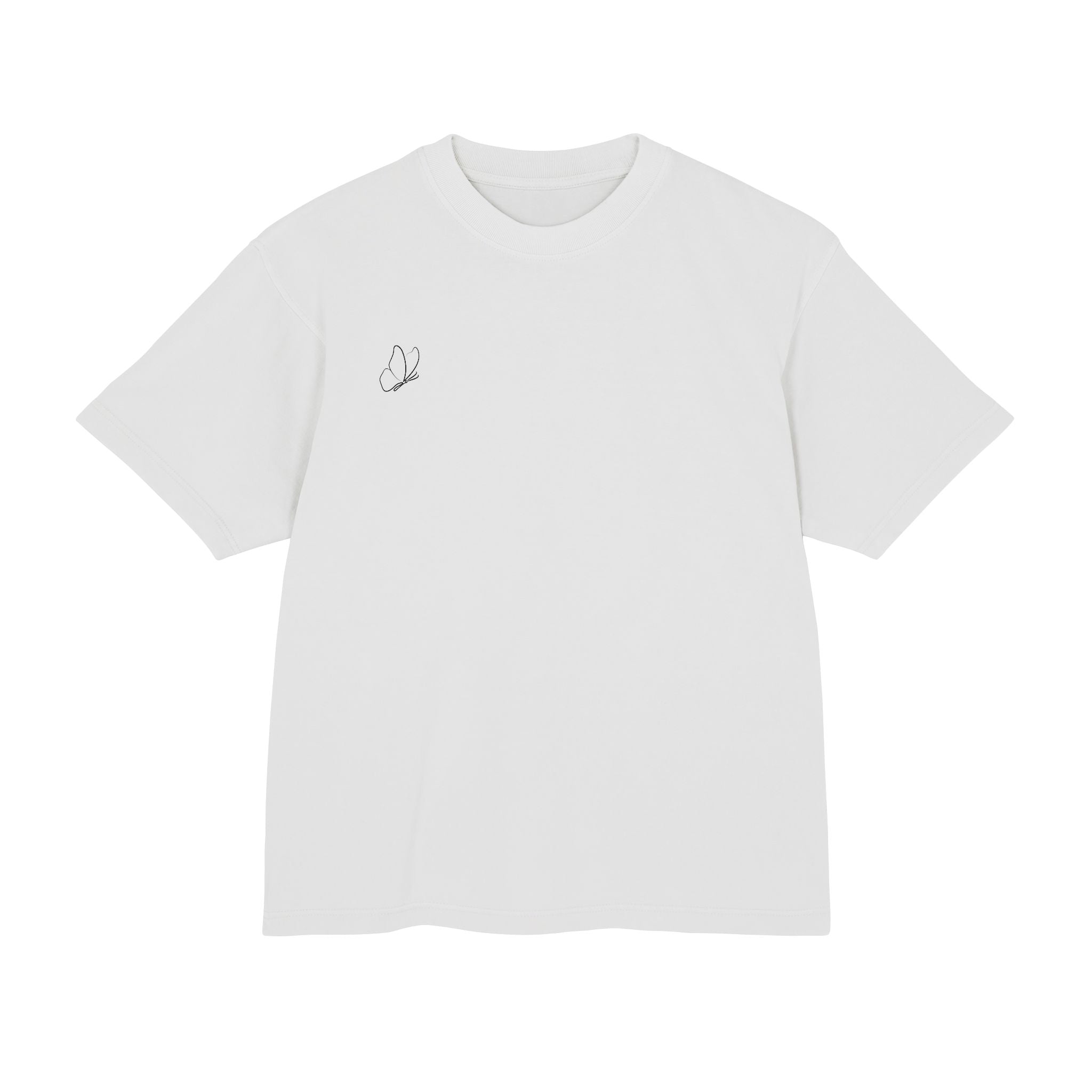 Butterfly Line Art Tee — “If you believe you can you’re already halfway there.” Inspirational Graphic T‑Shirt